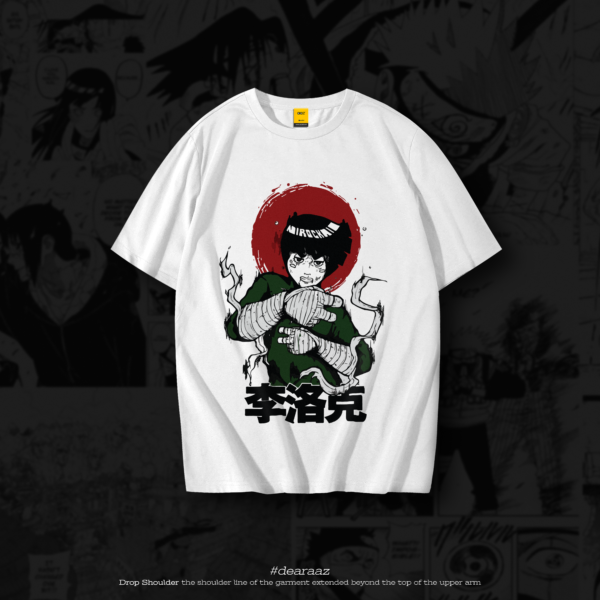 Drop Shoulder T-Shirt (Rock lee 02)