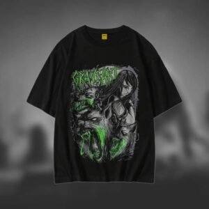 Drop Shoulder T-Shirt (Graveart)