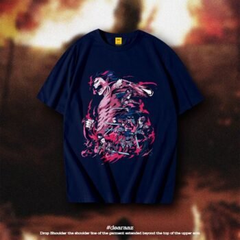 Drop Shoulder T-Shirt (Attack on Titan 07)
