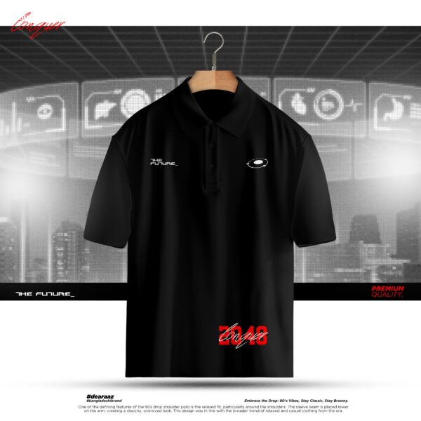 Drop Shoulder Polo T-Shirt (The Future)