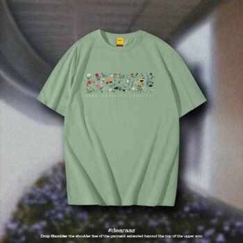 Drop Shoulder T-Shirt (Wildflower)