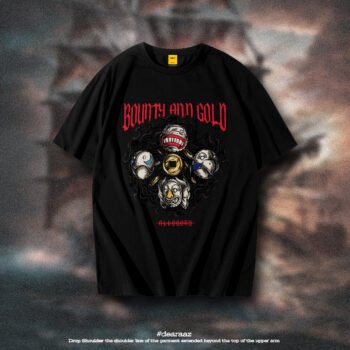 Drop Shoulder T-Shirt (Bounty and Gold)