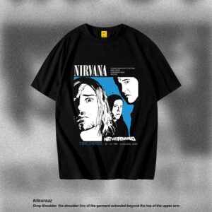Drop Shoulder T-Shirt (Nevermind:Nirvana)