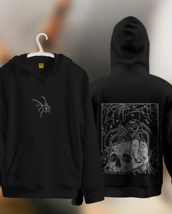 Premium Drop Shoulder Hoodie (Spider)