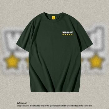 Drop Shoulder T-Shirt (Wanted 02)