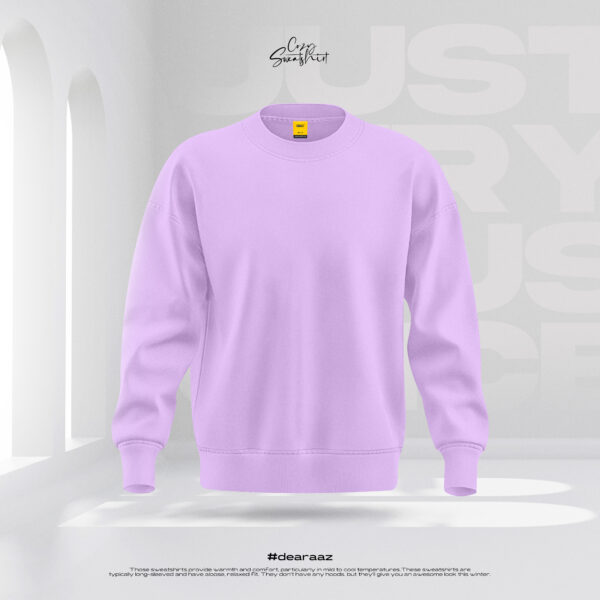 Basic Premium Oversized Sweatshirt (Lavender)