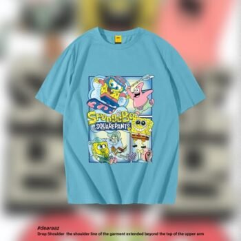 Drop Shoulder T-Shirt (Spongebob)