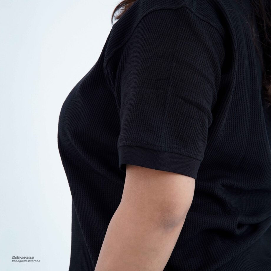 Premium Buttonless Polo (Black)