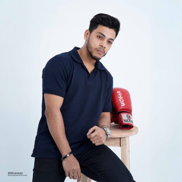 Premium Buttonless Polo (Neavy Blue) - Image 2