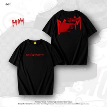 Drop Shoulder T Shirt (Russian Roulette)