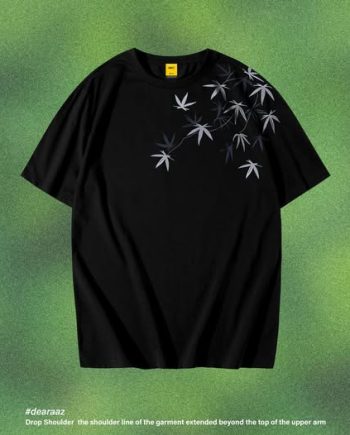 Premium Drop Shoulder T-Shirt (The Leaf 02)