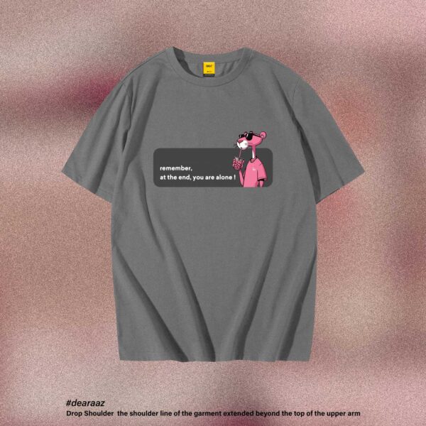 Drop Shoulder T-Shirt (Pink Panther)