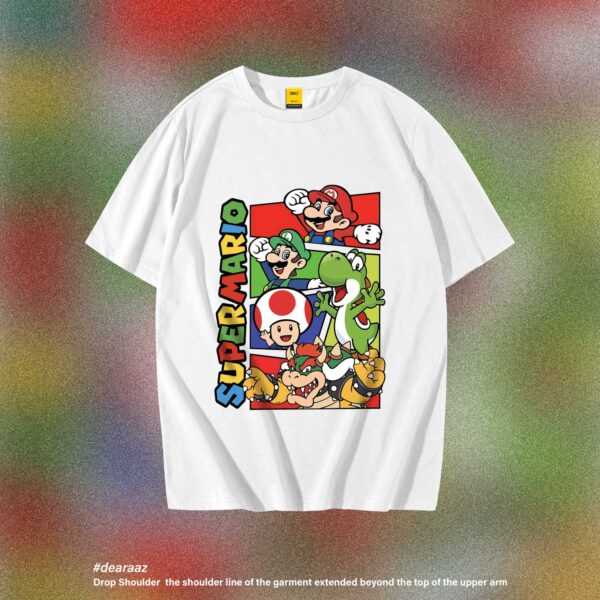 Drop Shoulder T-Shirt (Super Mario)