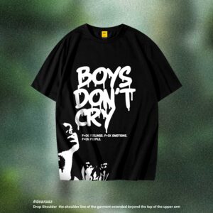 Premium Drop Shoulder T-Shirt (Boys Don't Cry)