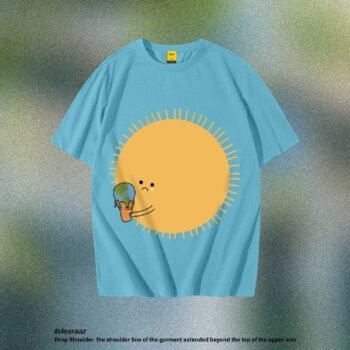 Drop Shoulder T-Shirt (Global Melting)