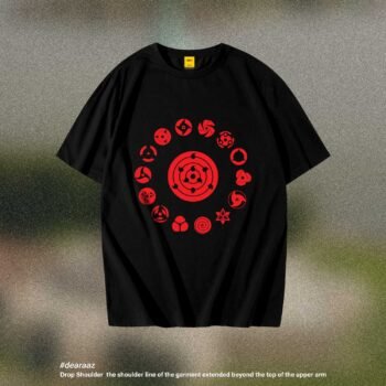 Drop Shoulder T-Shirt (Sharingan)