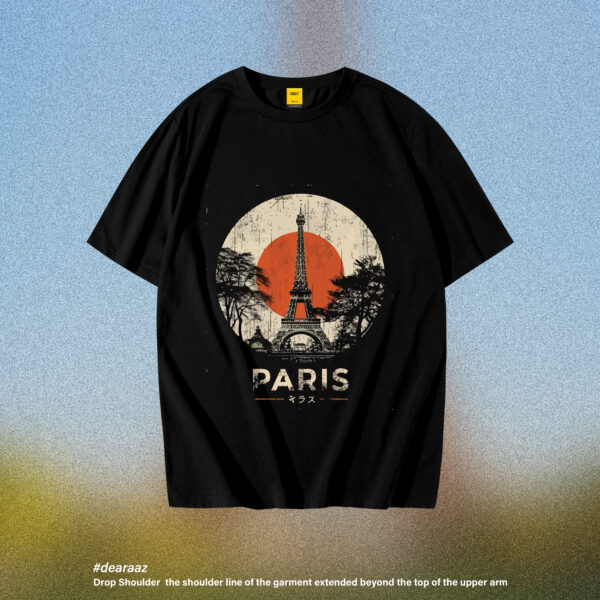 Drop Shoulder T-Shirt (Paris)