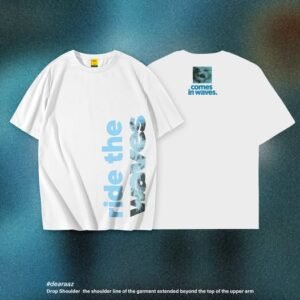 Premium Drop Shoulder T-Shirt (Waves)