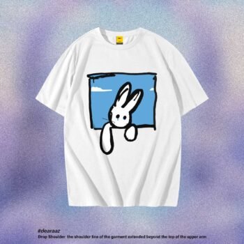Drop Shoulder T-Shirt (Sad Bunny)