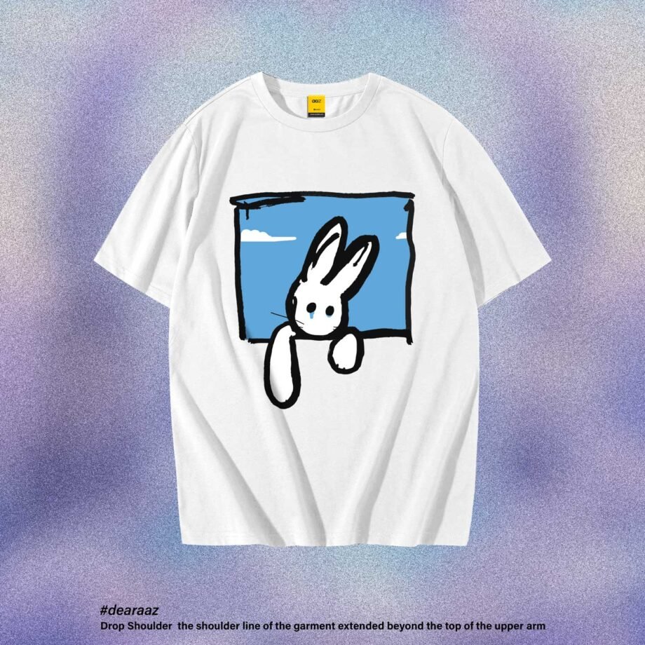 Drop Shoulder T-Shirt (Sad Bunny)