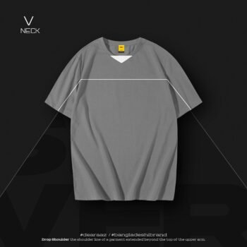 Premium V Neck Drop Shoulder T-Shirt