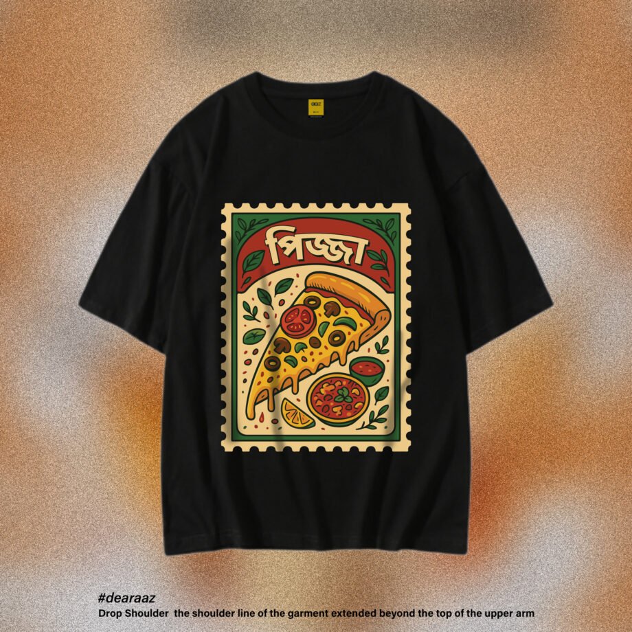 Banglar Khadok T Shirt: Pizza 02