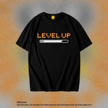 Drop Shoulder T-Shirt (Level Up)