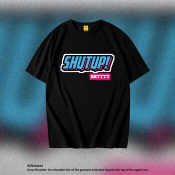 Drop Shoulder T-Shirt (Shutup)