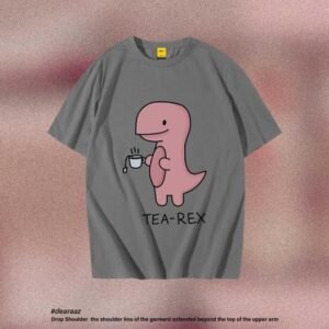 Drop Shoulder T-Shirt (Tea Rex)
