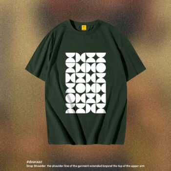 Drop Shoulder T-Shirt (Abstract)