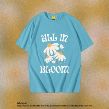 Drop Shoulder T-Shirt (All in Bloom)