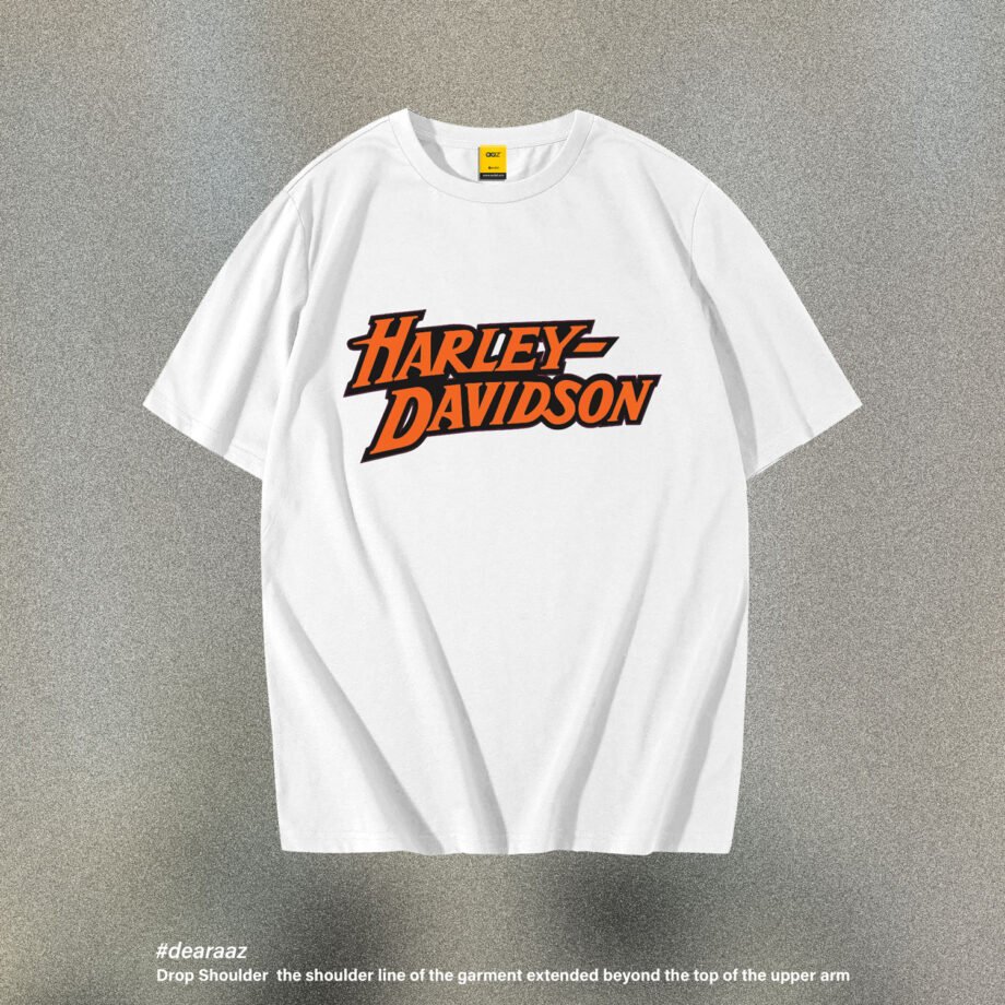 Drop Shoulder T-Shirt (Harley Davidson)