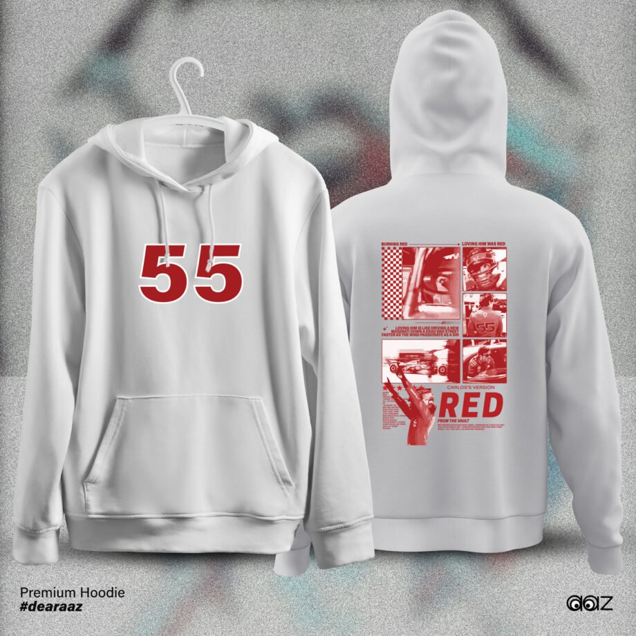 Premium Drop Shoulder Hoodie (Carlos Sainz)