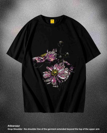 Flower 03 T-Shirt - Premium Cotton - AAZ Bangladesh