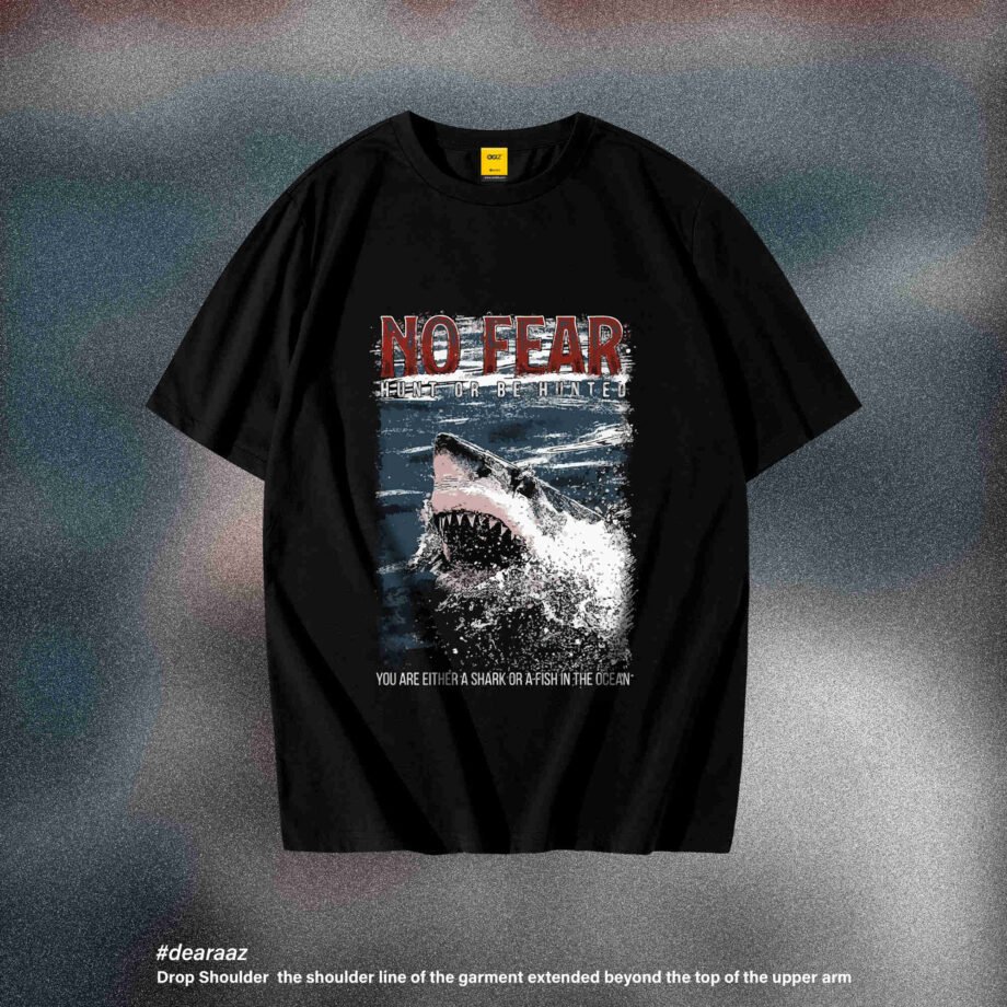 Drop Shoulder T-Shirt (No Fear 02)