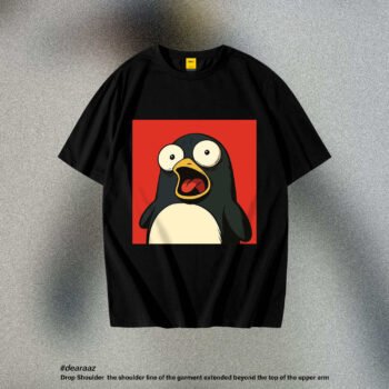 Drop Shoulder T-Shirt (Penguin)