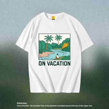 Drop Shoulder T-Shirt (Self Vacation)
