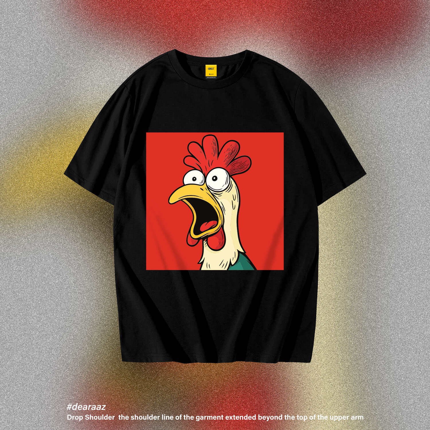 Drop Shoulder T-Shirt (Self Cock)