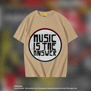 Drop Shoulder T-Shirt (Music)