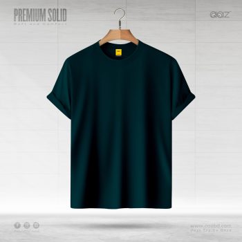 Solid T Shirt – Petrol Green