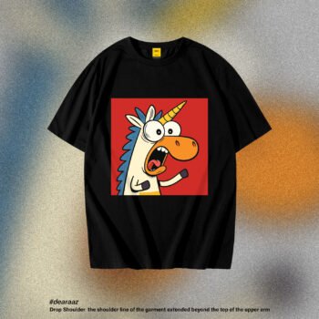 Drop Shoulder T-Shirt (Unicorn)
