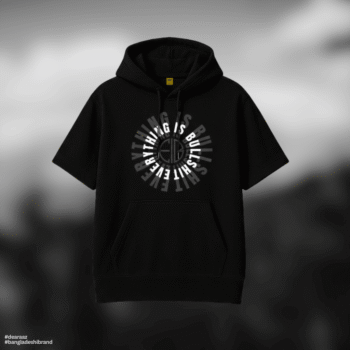 Half Sleeve DropFit Hoodie: Bullshit