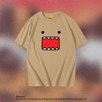 Drop Shoulder T-Shirt (Dark Brown)