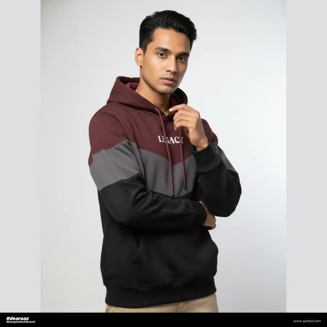 Premium Contrast Oversized Hoodie: Legacy - Premium Quality - AAZ Bangladesh