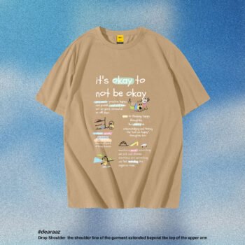 Drop Shoulder T-Shirt (Not Okay)