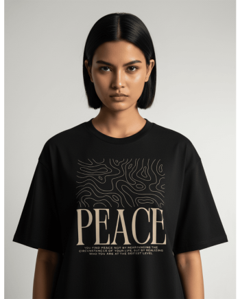 Drop Shoulder T-Shirt (Peace 03)