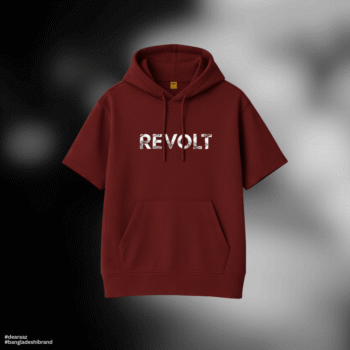 Half Sleeve DropFit Hoodie: Revolt
