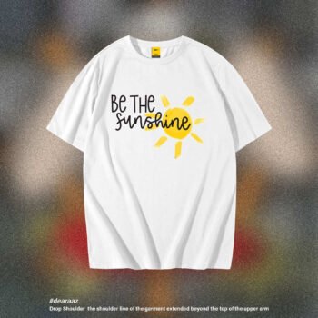 Drop Shoulder T-Shirt (Sunshine)