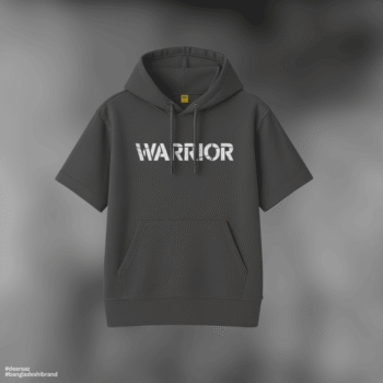 Half Sleeve DropFit Hoodie: Warrior
