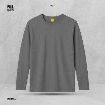 Solid Full Sleeve T-Shirt – Urban Gray